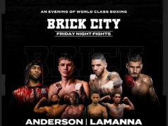 Brick City Friday Night Fights at Prudential Center on December 29th in Newark, New Jersey