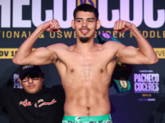 Diego Pacheco Stops Coceres in 9