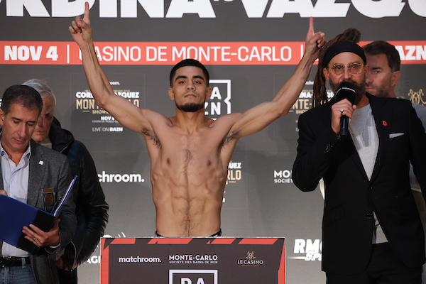 Cordina v Vazquez Weigh In