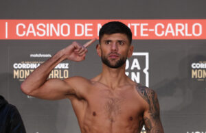 Cordina edges Vazquez to Retain 130 lb. Title