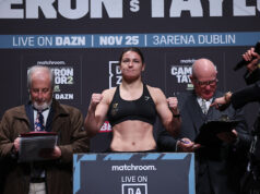 Taylor Wins Close Decision (Again) over Serrano in Trilogy bout