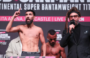 Masoud Wins Split Decision over Sanmartin