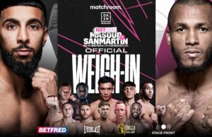 VIDEO: Shabaz Masoud Vs Jose Sanmartin Plus Undercard Weigh In