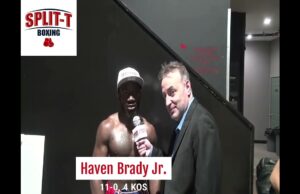 VIDEO: Undefeated Haven Brady Jr. after win over Deivi Julio in Philadelphia