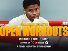 VIDEO: Shakur Stevenson vs Edwin De Los Santos | OPEN WORKOUT