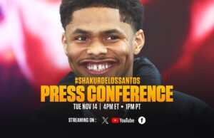 VIDEO: Shakur Stevenson vs Edwin De Los Santos | PRESS CONFERENCE