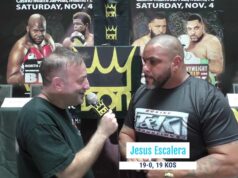 VIDEO: Undefeated Heavyweight Jesus Escalera talk about fight with Jonathan Guidry