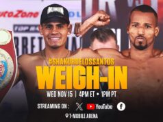 VIDEO: Shakur Stevenson vs Edwin De Los Santos | OFFICIAL WEIGH-IN