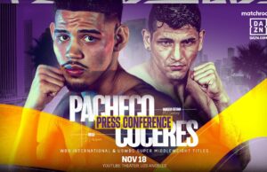 VIDEO: Diego Pacheco Vs Marcelo Coceres Plus Undercard Press Conference