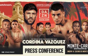 VIDEO: Joe Cordina Vs Edward Vazquez Plus Undercard Press Conference