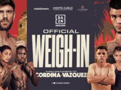 VIDEO: Joe Cordina Vs Edward Vazquez Plus Undercard Weigh In