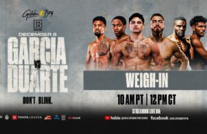 VIDEO: RYAN GARCIA VS. OSCAR DUARTE WEIGH-IN