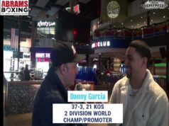VIDEO: Danny Garcia gives update on Lara fight Plus Promoting January 13 fight in Atlantic City