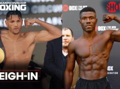 VIDEO: David Morrell Jr. vs. Sena Agbeko: Weigh-In | SHOWTIME CHAMPIONSHIP BOXING