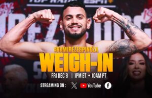 VIDEO: Robeisy Ramirez vs Rafael Espinoza | OFFICIAL WEIGH-IN