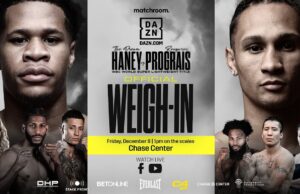 VIDEO: Devin Haney Vs Regis Prograis Plus Undercard Weigh In