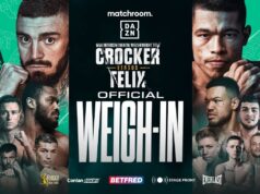 VIDEO: Lewis Crocker Vs Jose Felix: Weigh In