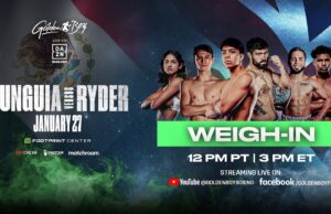 VIDEO: JAIME MUNGUÍA VS. JOHN RYDER WEIGH-IN