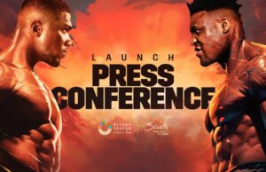 VIDEO: Anthony Joshua Vs Francis Ngannou Launch Press Conference
