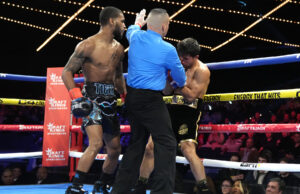 Tiger Johnson Remains Undefeated with a First-Round Stoppage over Paulo Galdino in New York
