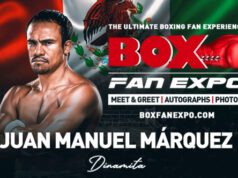4 Division World Champion & Hall of Famer Juan Manuel Marquez Confirmed for Seventh Annual Box Fan Expo, During Cinco De Mayo Weekend, Saturday May 4, in Las Vegas