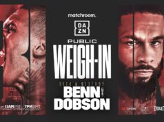 VIDEO: Conor Benn Vs Pete Dobson: Weigh In
