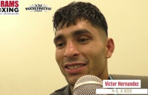 VIDEO: Victor Hernandez talks about winning first title belt