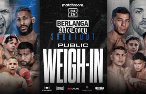 VIDEO: Edgar Berlanga Vs McCrory Weigh In & Subriel Matias Presser
