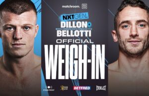 VIDEO: Liam Dillon Vs Reece Bellotti NXTGEN: Weigh In