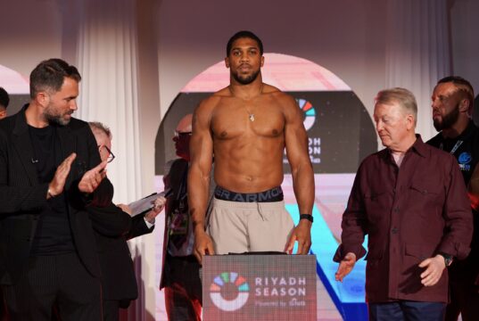 Finally, Joshua-Fury is announced