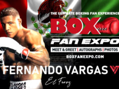 3-Time World Champion Fernando Vargas Confirmed for Seventh Annual Box Fan Expo, During Cinco De Mayo Weekend, Saturday May 4, in Las Vegas