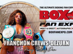 World Champion & First Female Undisputed Super Middleweight Champion Franchón Crews-Dezurn Confirmed for Seventh Annual Box Fan Expo, During Cinco De Mayo Weekend, Saturday May 4, in Las Vegas
