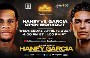 VIDEO: HANEY VS. GARCIA OPEN WORKOUT
