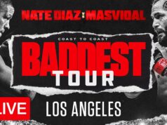VIDEO: Diaz vs Masvidal: Baddest Tour | Los Angeles | FANMIO PPV
