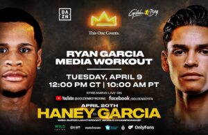 VIDEO: RYAN GARCIA DALLAS, TEXAS MEDIA WORKOUT