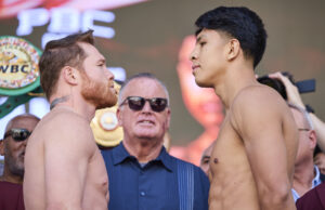 FOLLOW CANELO – MUNGUIA LIVE FROM RINGSIDE
