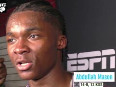 VIDEO: Abdullah Mason after destruction over Luis LeBron