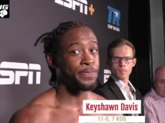 VIDEO: Keyshawn Davis Talks about rough fight with Miguel Madueno