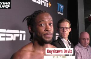 VIDEO: Keyshawn Davis Talks about rough fight with Miguel Madueno
