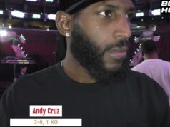 VIDEO: Undefeated Prospect Andy Cruz talks about fighting Antonio Moran on August 3rd