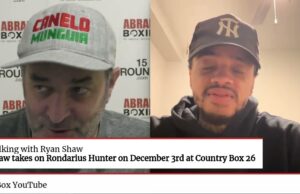 VIDEO: COUNTRY BOX 26: Ryan Shaw talks upcoming fight with Rondarius Hunter