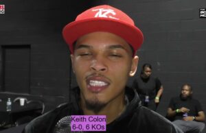 VIDEO: Undefeated Keith Colon Talks 2nd Round KO over Robin Ellis