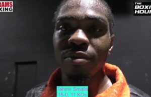 VIDEO: Undefeated Tahmir Smalls Talks about 2nd Round Stoppage of Clarence Booth