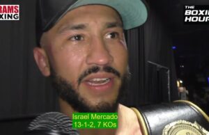 Israel Mercado talks about his win over Branden Pizarro