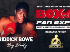 Former Undisputed Heavyweight World Champion, Riddick Bowe Confirmed for Eighth Annual Box Fan Expo, During Mexican Independence Day Weekend, Saturday September 13, in Las Vegas