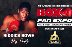 Former Undisputed Heavyweight World Champion, Riddick Bowe Confirmed for Eighth Annual Box Fan Expo, During Mexican Independence Day Weekend, Saturday September 13, in Las Vegas
