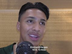 VIDEO: Emiliano Vargas “Saturday Night is my Brother’s Night. I will be back in November”