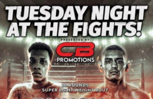 Fights Announced For CB Promotions Debut Card For Tuesday, November 25th at Cure Insurance Arena in Trenton, New Jersey