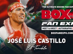 2 Division World Champion José Luis Castillo Confirmed for Ninth Annual Box Fan Expo, During Cinco De Mayo Weekend, Saturday May 2, in Las Vegas