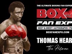 Boxing Icon and 8-Time World Champion Thomas Hearns Confirmed for Ninth Annual Box Fan Expo, During Cinco De Mayo Weekend, Saturday May 2, in Las Vegas